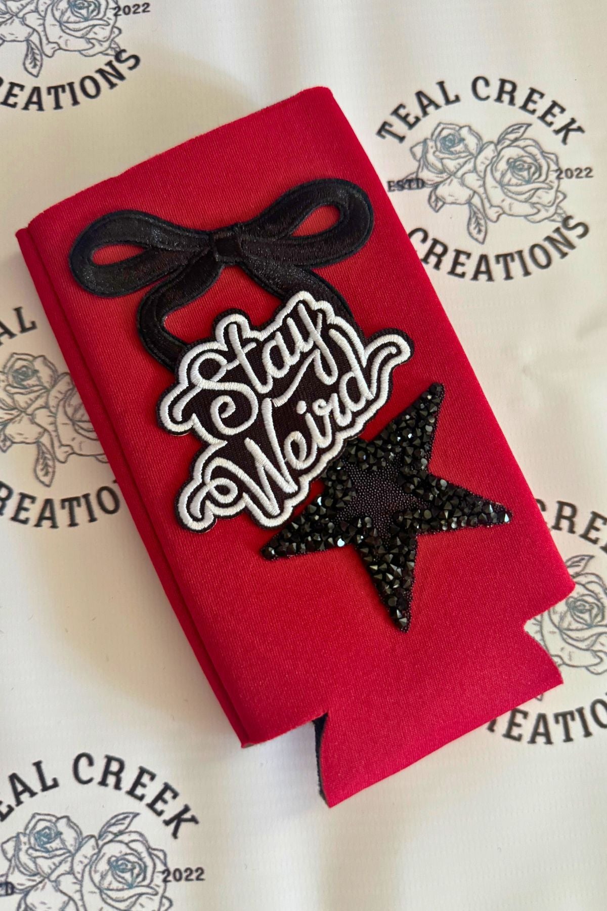 Stay Weird Tall Koozie