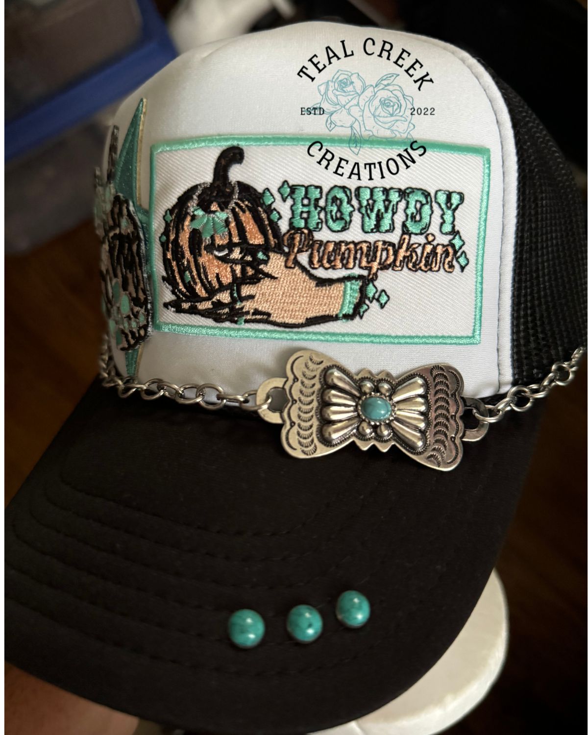 Howdy Pumpkin Trucker Hat