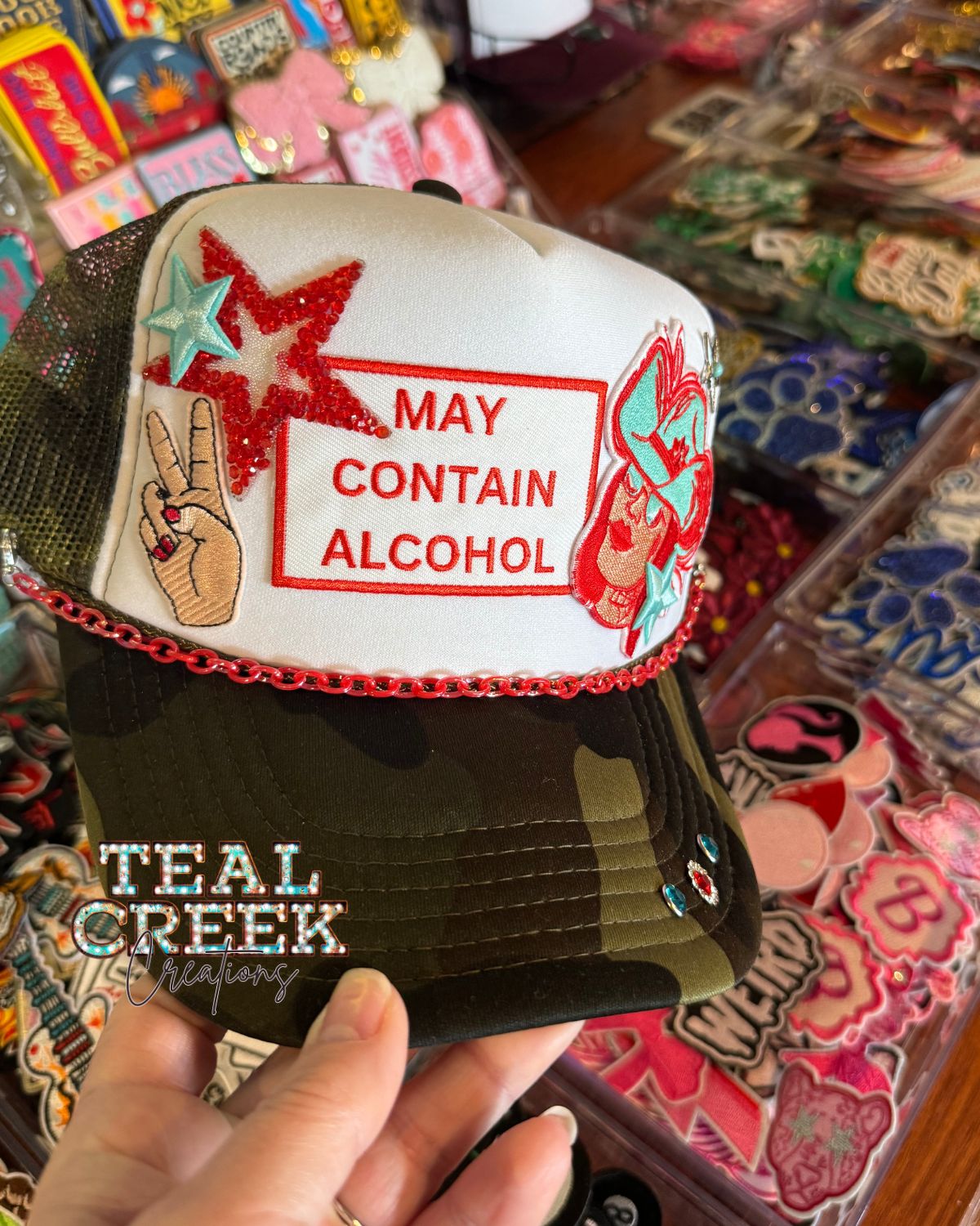 May Contain Alcohol Trucker Hat