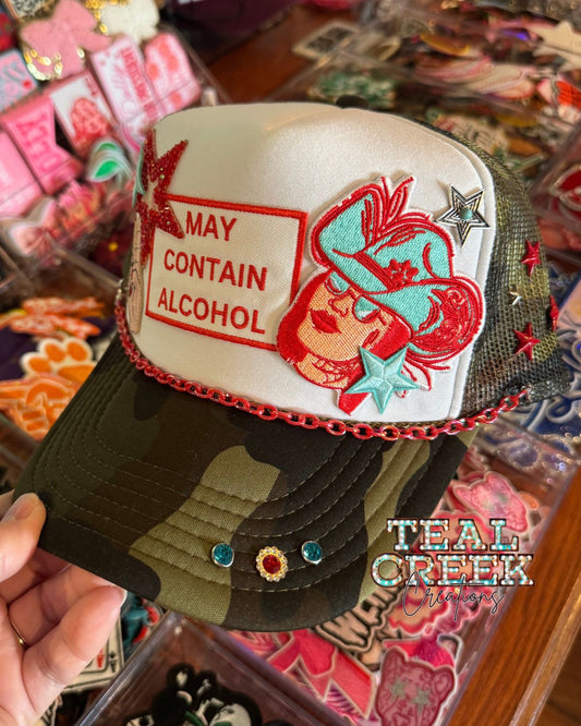 May Contain Alcohol Trucker Hat