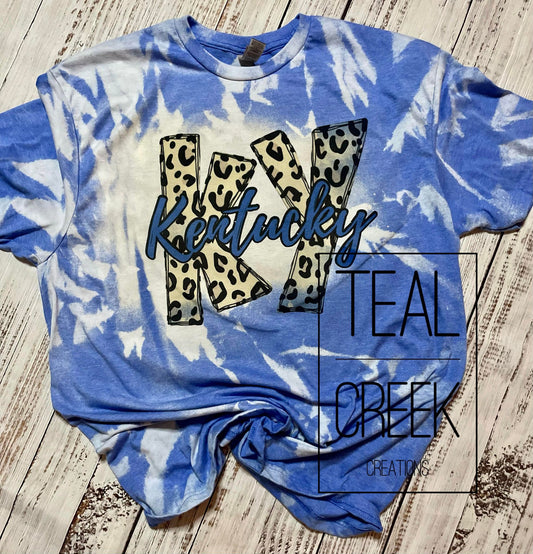 Leopard KY Bleached Tee